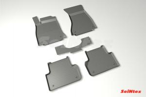 Коврик салона AUDI A4 (B9) (15-) резина высокий борт (5 предм.) SEINTEX
