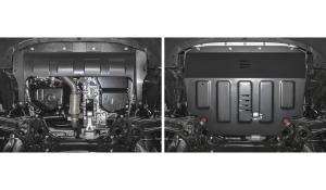 Защита картера FAW Besturn X40 (19-) сталь 1.8мм АВТОБРОНЯ 111080101