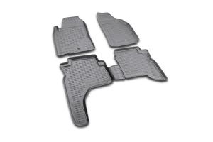 Коврик салона MITSUBISHI Pajero Sport (97-08) полиуретан черный (4 предм.) ELEMENT