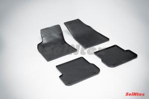 Коврик салона AUDI Allroad (06-11), AUDI A6 (C6) (04-11) резина, сетка (4 предм.) SEINTEX