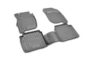 Коврик салона MITSUBISHI Galant (04-) полиуретан черный (4 предм.) ELEMENT