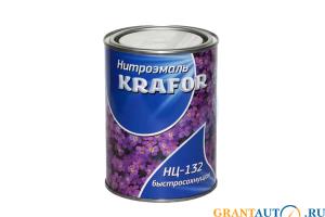 Эмаль коричневая 0.7кг KRAFOR