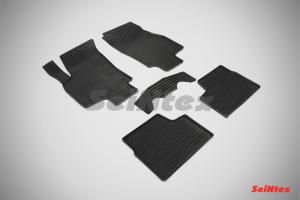 Коврик салона OPEL Astra H (04-15) резина, сетка (5 предм.) SEINTEX