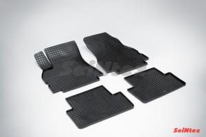 Коврик салона RENAULT Megane II (02-09) резина, сетка (4 предм.) SEINTEX