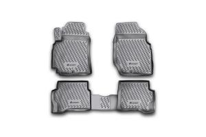 Коврик салона NISSAN Almera Classic (06-) полиуретан черный (4 предм.) ELEMENT
