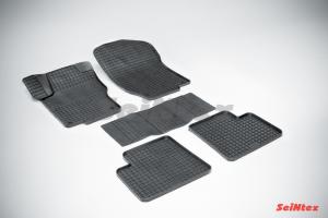 Коврик салона MERCEDES Gl-Class X164 (15-18) резина, сетка (5 предм.) SEINTEX