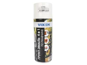 Грунт-эмаль по ржавчине 4 в 1 сигнальный белый RAL 9003 аэрозоль 520мл VIXEN VX-519003