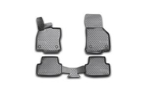 Коврик салона VW Golf VII (13-) 3D полиуретан черный (4 предм.) ELEMENT