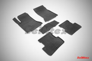 Коврик салона MERCEDES A-Сlass W176 (14-18), MERCEDES B-Class W246 (14-18), MERCEDES Cla-Class C117 (14-18), MERCEDES Gla-Class X156 (08-15) резина, сетка (5 предм.) SEINTEX