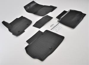 Коврик салона Ford Mondeo седан V 2012-, Ford Mondeo универсал V 2014- полиуретан (5 предм.) COMFORT