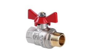 Кран 3/4 шаровой BASE вн-нар бабочка VALTEC
