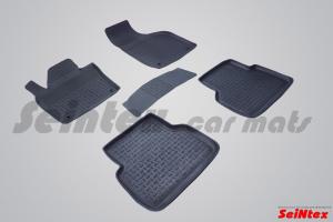 Коврик салона AUDI Q3 (10-) резина высокий борт (5 предм.) SEINTEX